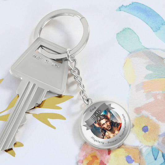 Pluto - Affirmation Keychain For Mystery Power Transformation More Than CharmsMore Than Charms