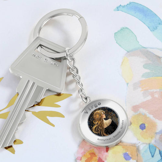 Virgo - Affirmation Keychain - More Than CharmsMore Than Charms