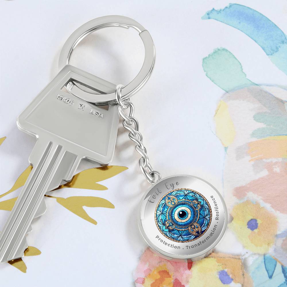 Evil Eye - Affirmation Keychain - More Than CharmsMore Than Charms