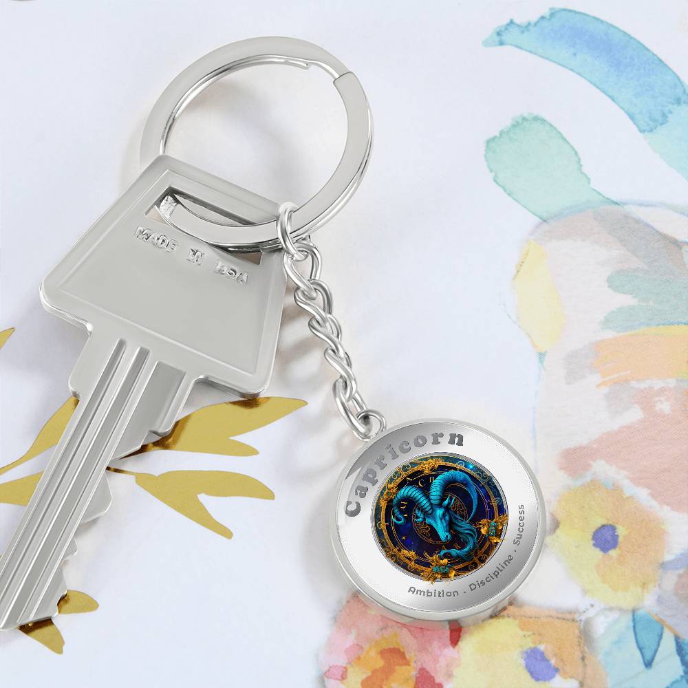 Capricorn - Affirmation Keychain - More Than CharmsMore Than Charms