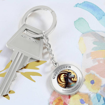Capricorn - Affirmation Keychain - More Than CharmsMore Than Charms