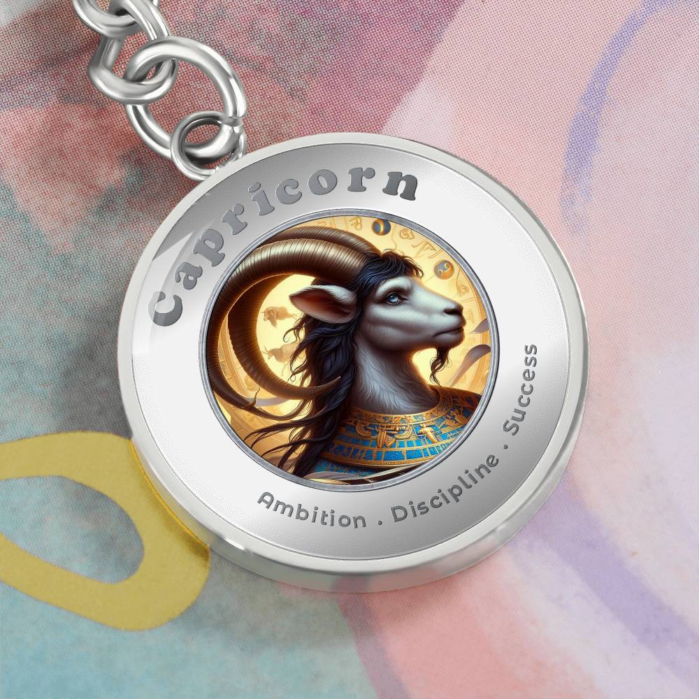 Capricorn - Affirmation Keychain - More Than CharmsMore Than Charms