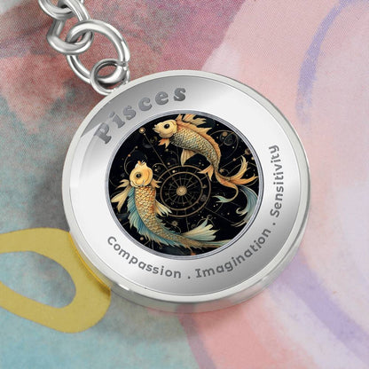 Pisces - Affirmation Keychain - More Than CharmsMore Than Charms