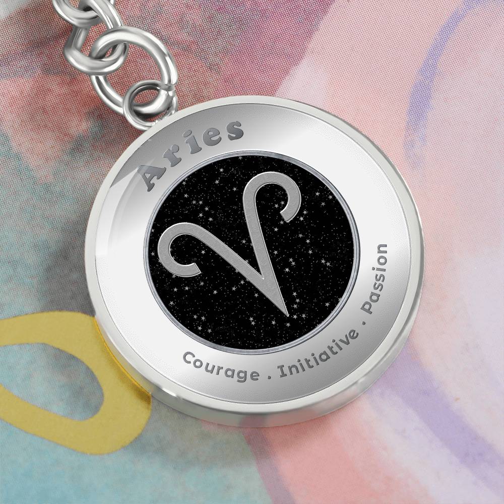 Aries - Affirmation Keychain - More Than CharmsMore Than Charms