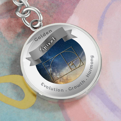 Golden Spiral - Affirmation Keychain - More Than CharmsMore Than Charms