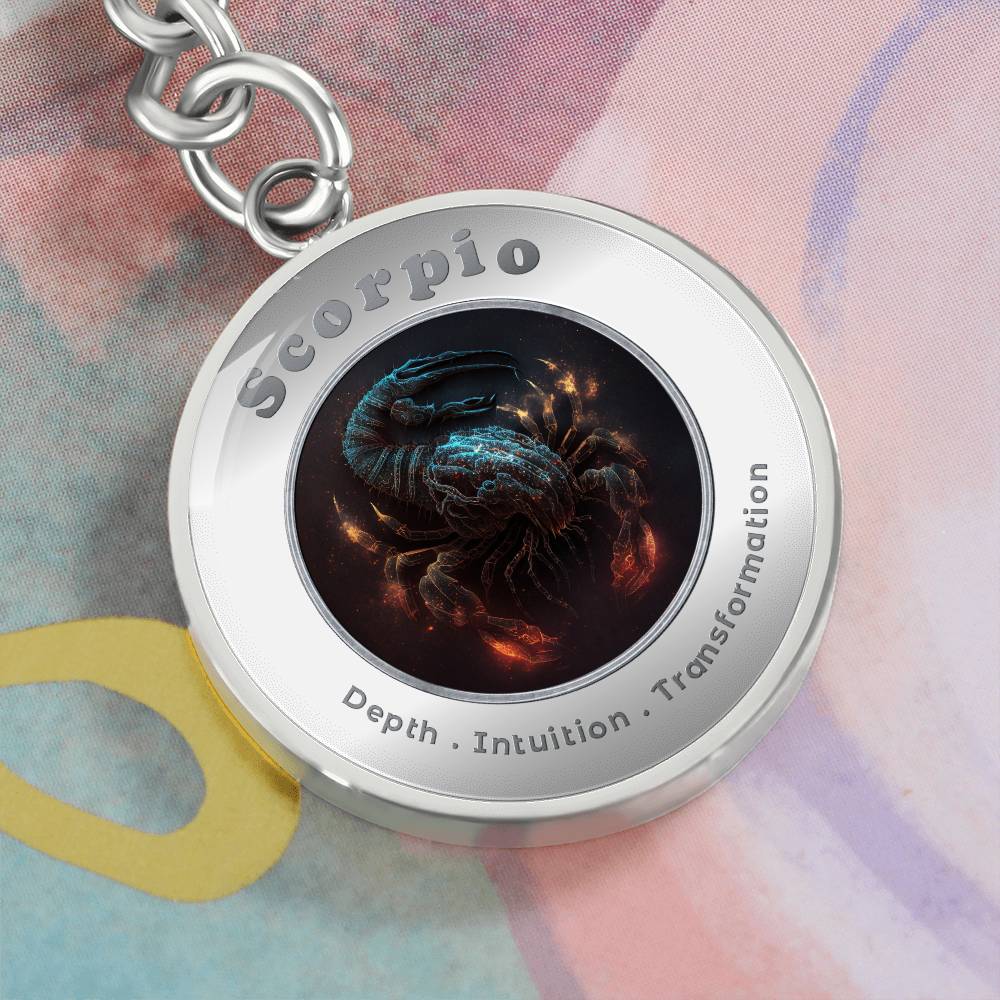 Scorpio - Affirmation Keychain - More Than CharmsMore Than Charms