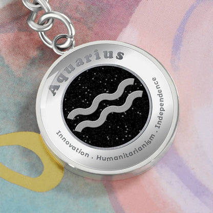 Aquarius - Affirmation Keychain - More Than CharmsMore Than Charms
