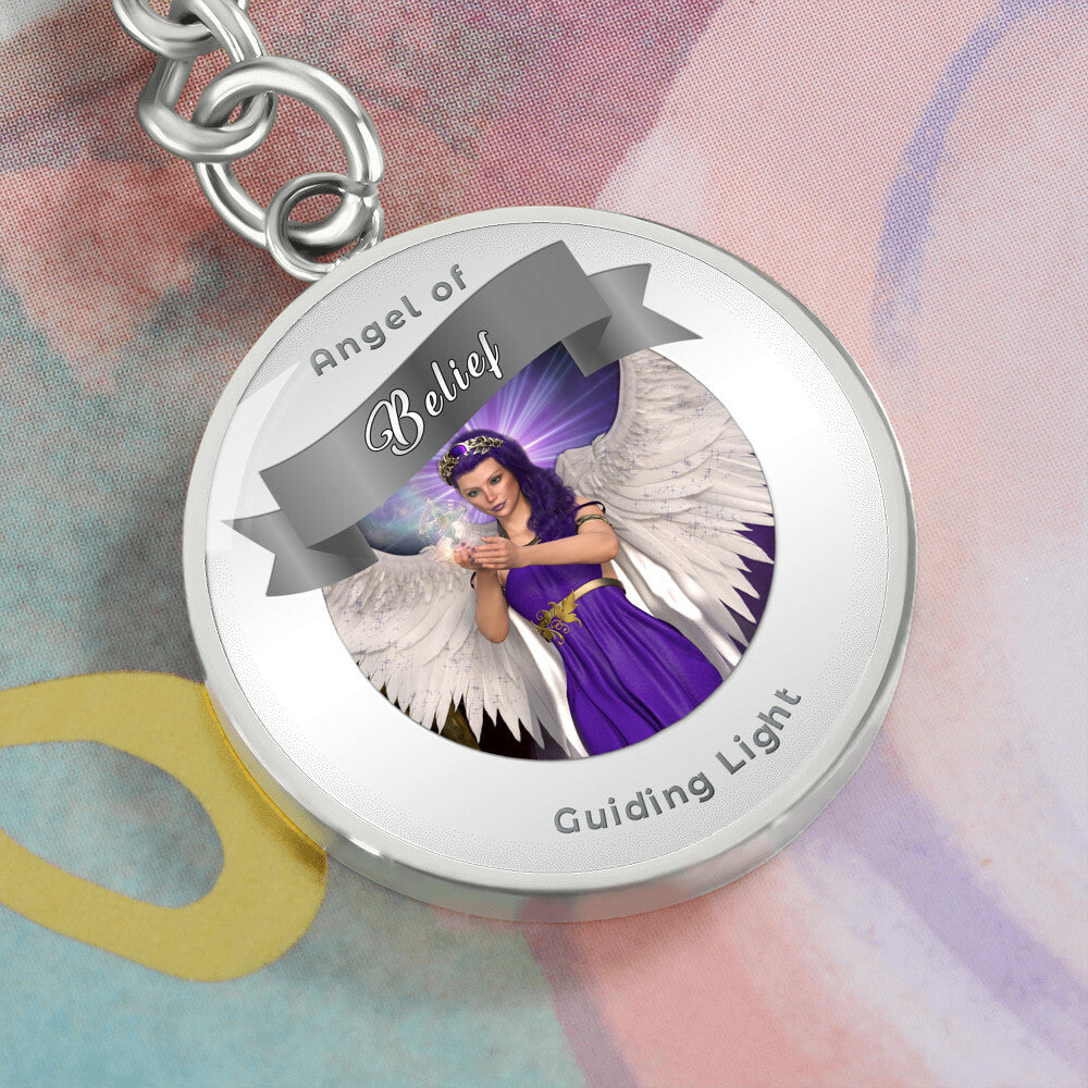 Belief - Guardian Angel Affirmation Keychain - More Than CharmsMore Than Charms