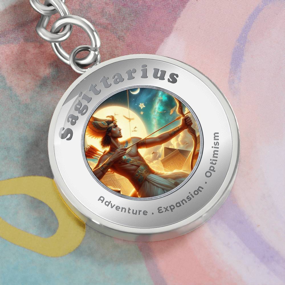 Sagittarius - Affirmation Keychain - More Than CharmsMore Than Charms