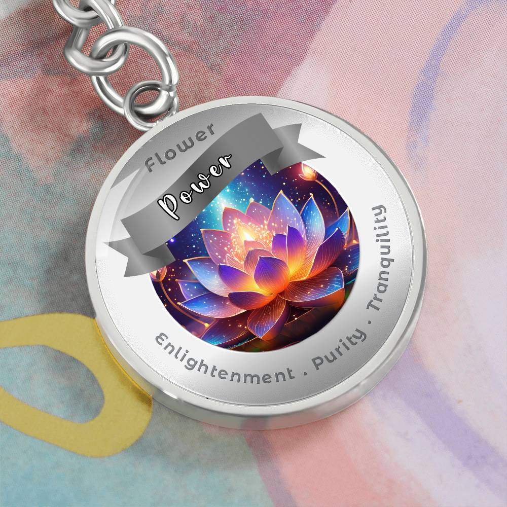 Water Lily- Affirmation Keychain- More Than CharmsMore Than Charms