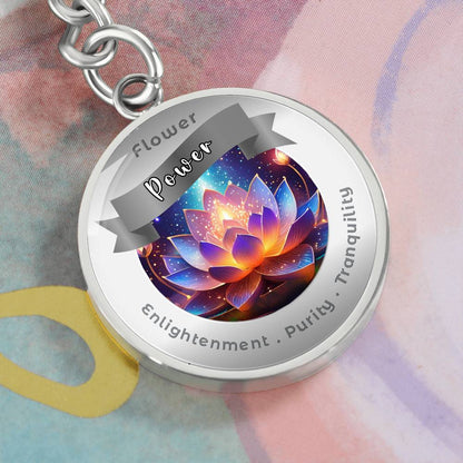 Water Lily- Affirmation Keychain- More Than CharmsMore Than Charms