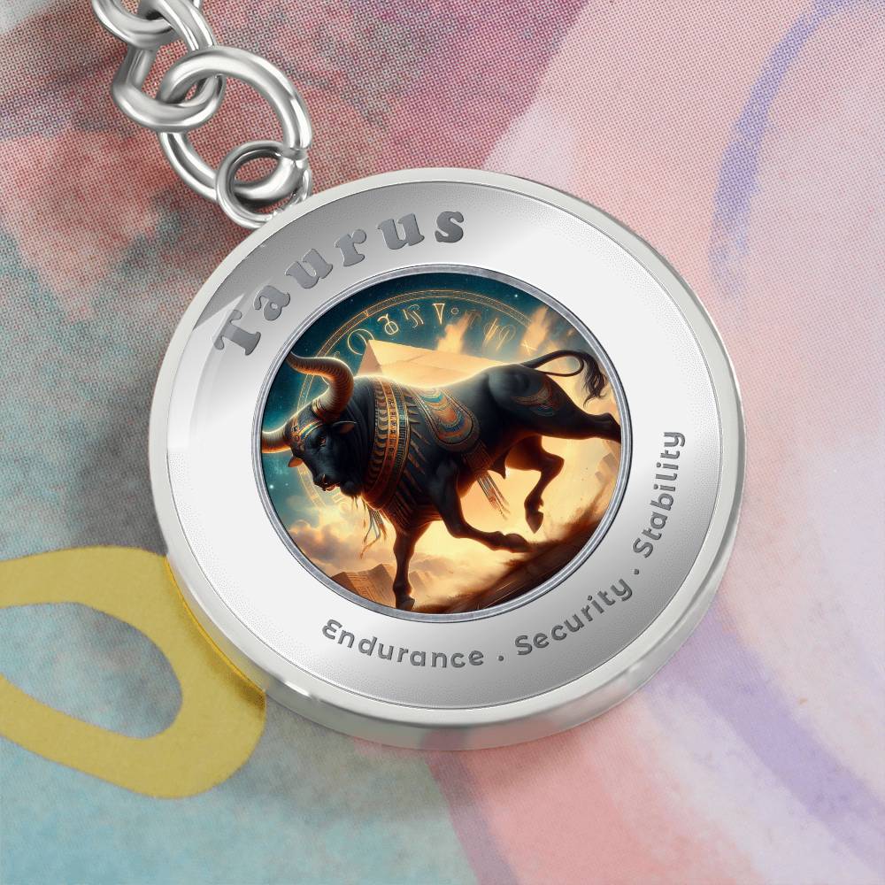 Taurus - Affirmation Keychain - More Than CharmsMore Than Charms