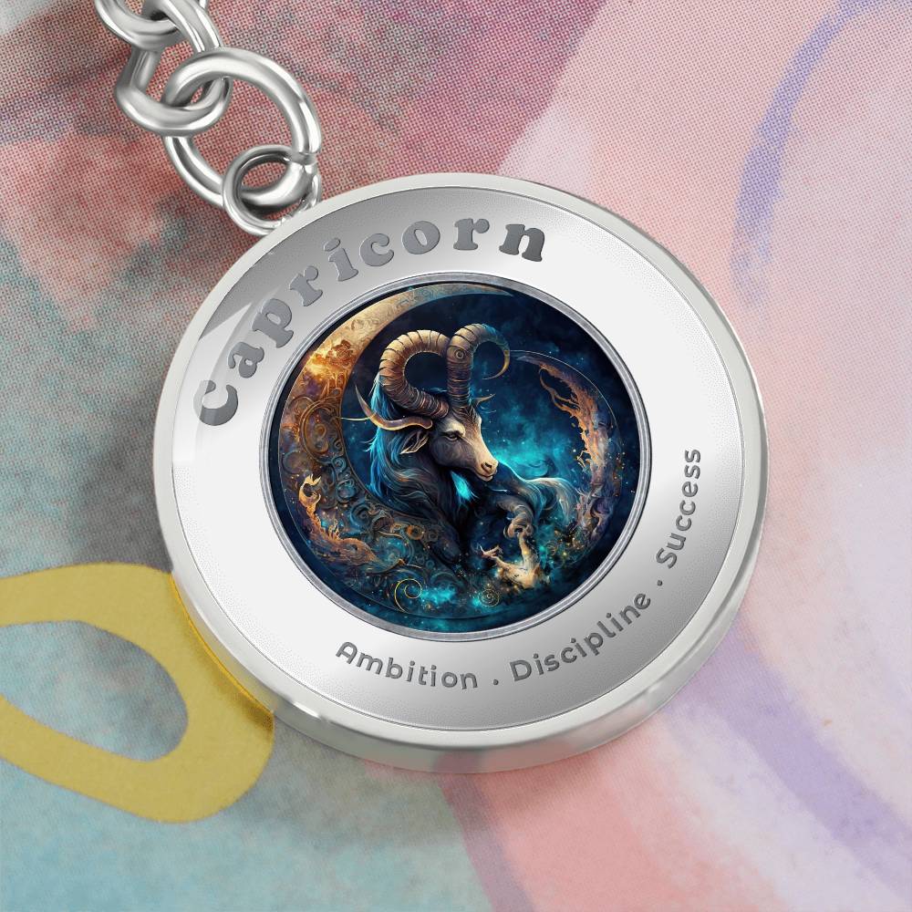 Capricorn - Affirmation Keychain - More Than CharmsMore Than Charms