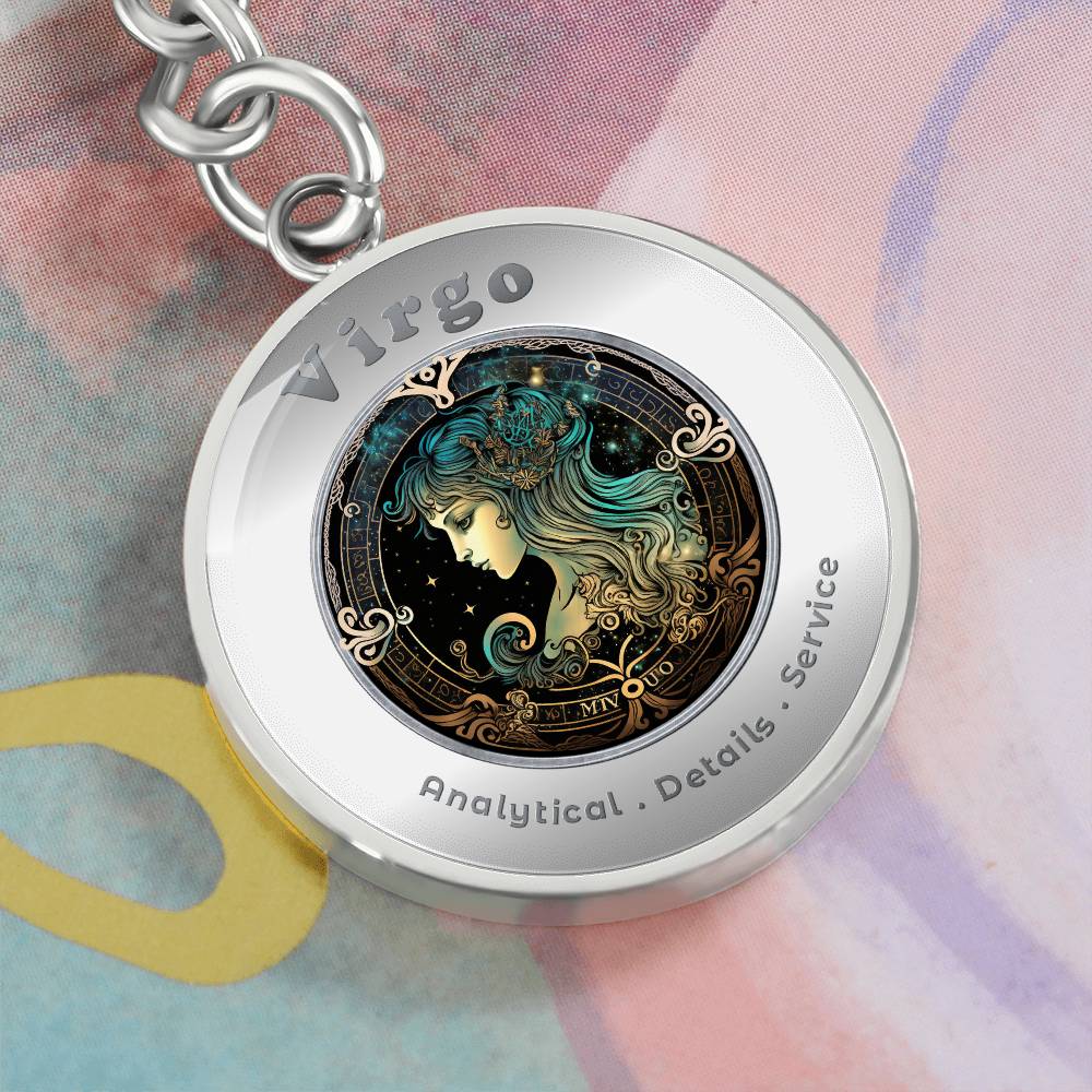 Virgo - Affirmation Keychain - More Than CharmsMore Than Charms