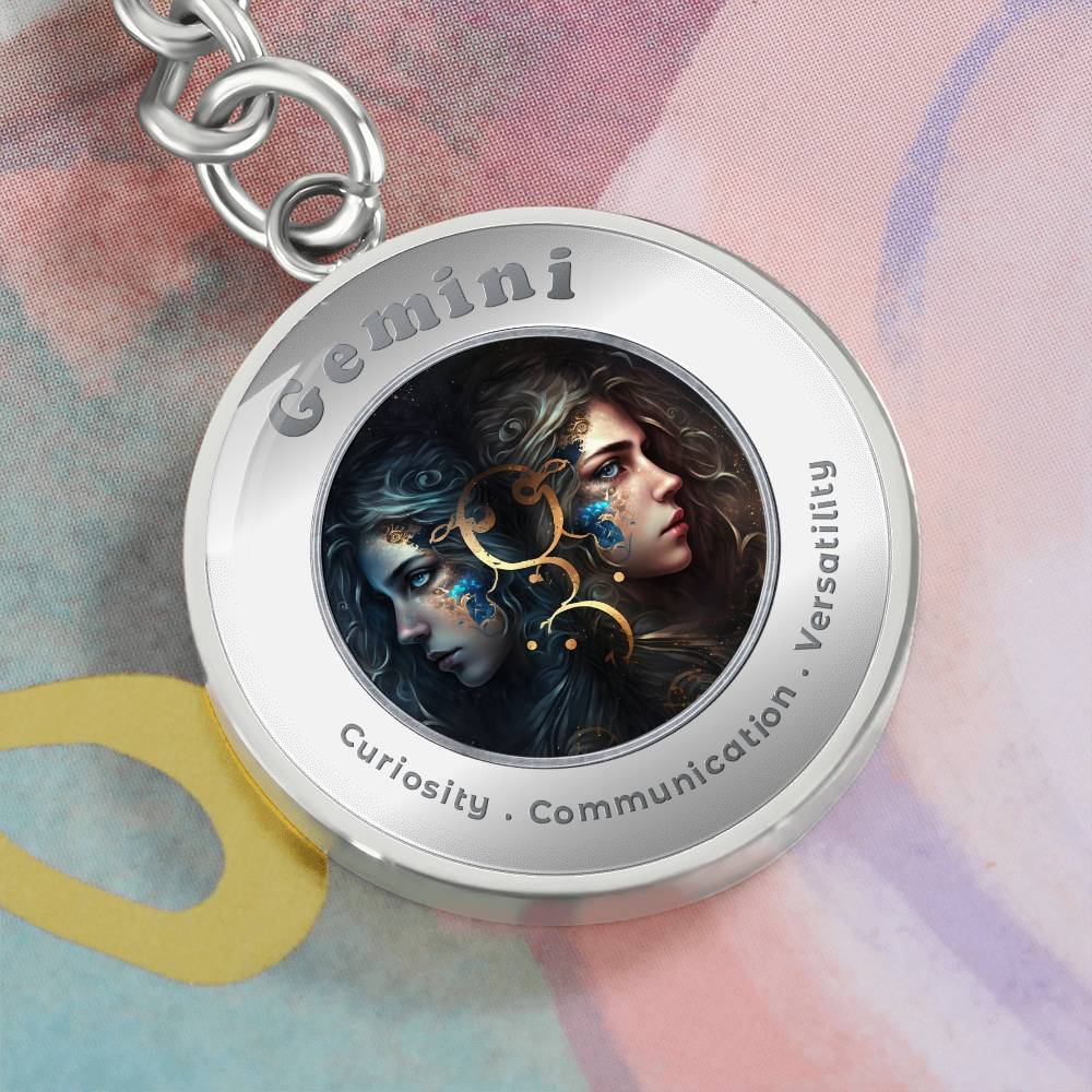 Gemini - Affirmation Keychain - More Than CharmsMore Than Charms