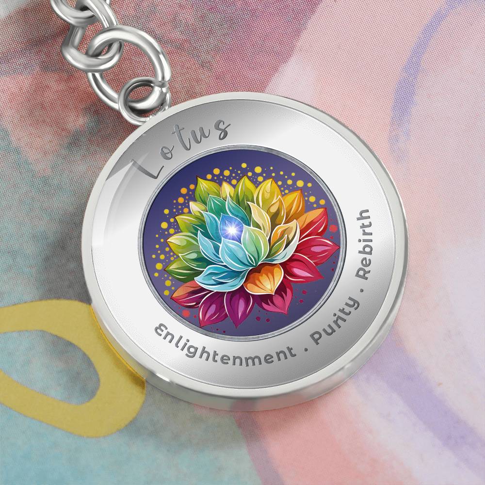 Lotus - Affirmation Keychain - More Than CharmsMore Than Charms