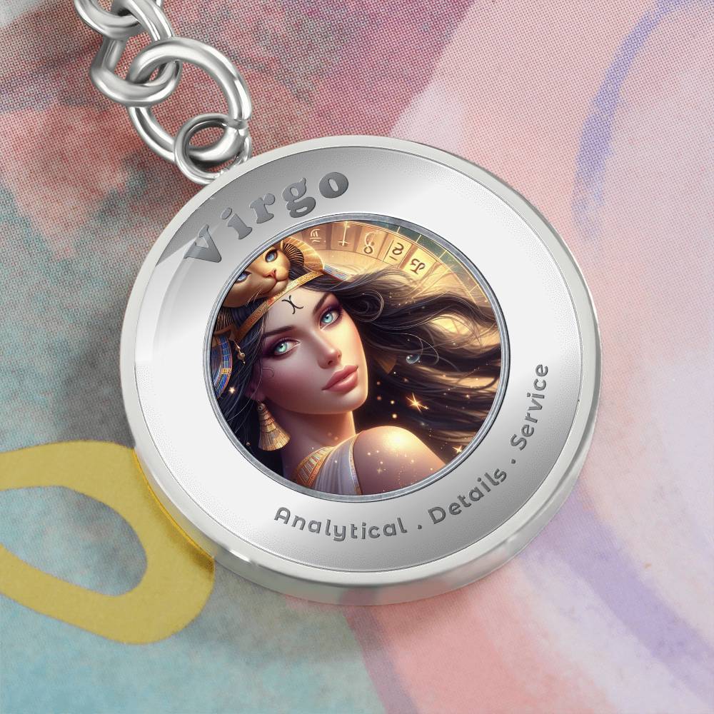 Virgo - Affirmation Keychain - More Than CharmsMore Than Charms