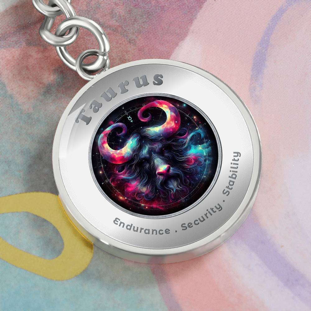 Taurus - Affirmation Keychain - More Than CharmsMore Than Charms