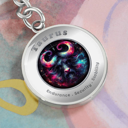 Taurus - Affirmation Keychain - More Than CharmsMore Than Charms