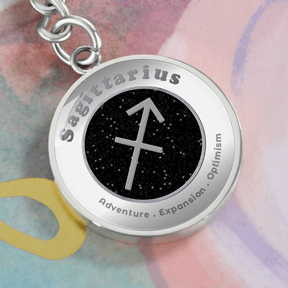 Sagittarius - Affirmation Keychain - More Than CharmsMore Than Charms