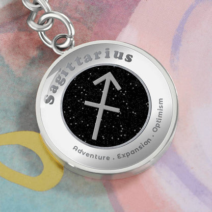 Sagittarius - Affirmation Keychain - More Than CharmsMore Than Charms