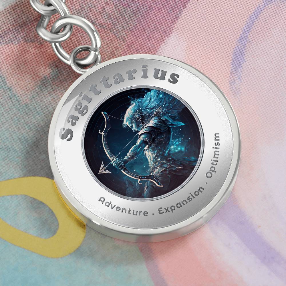 Sagittarius - Affirmation Keychain - More Than CharmsMore Than Charms