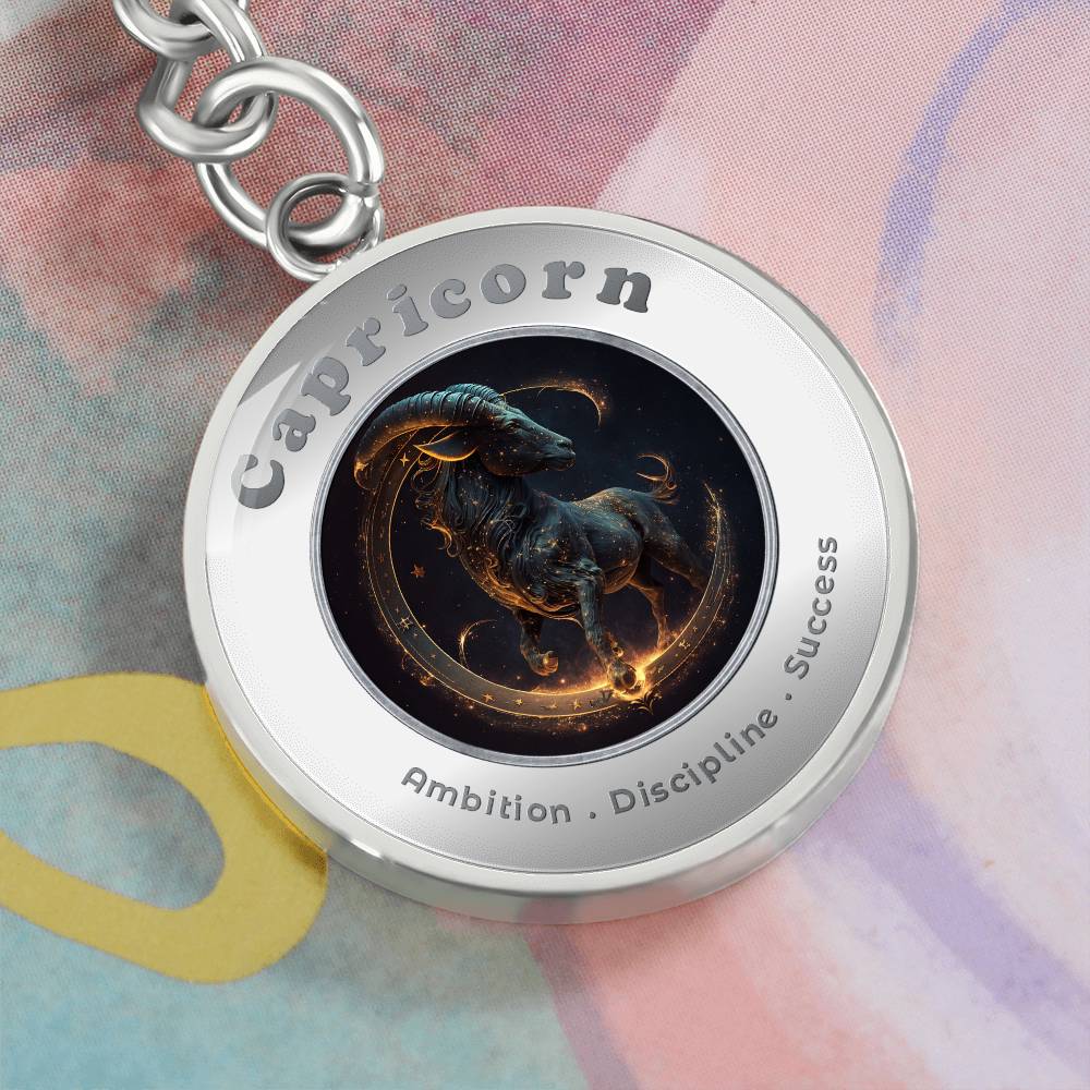 Capricorn - Affirmation Keychain - More Than CharmsMore Than Charms