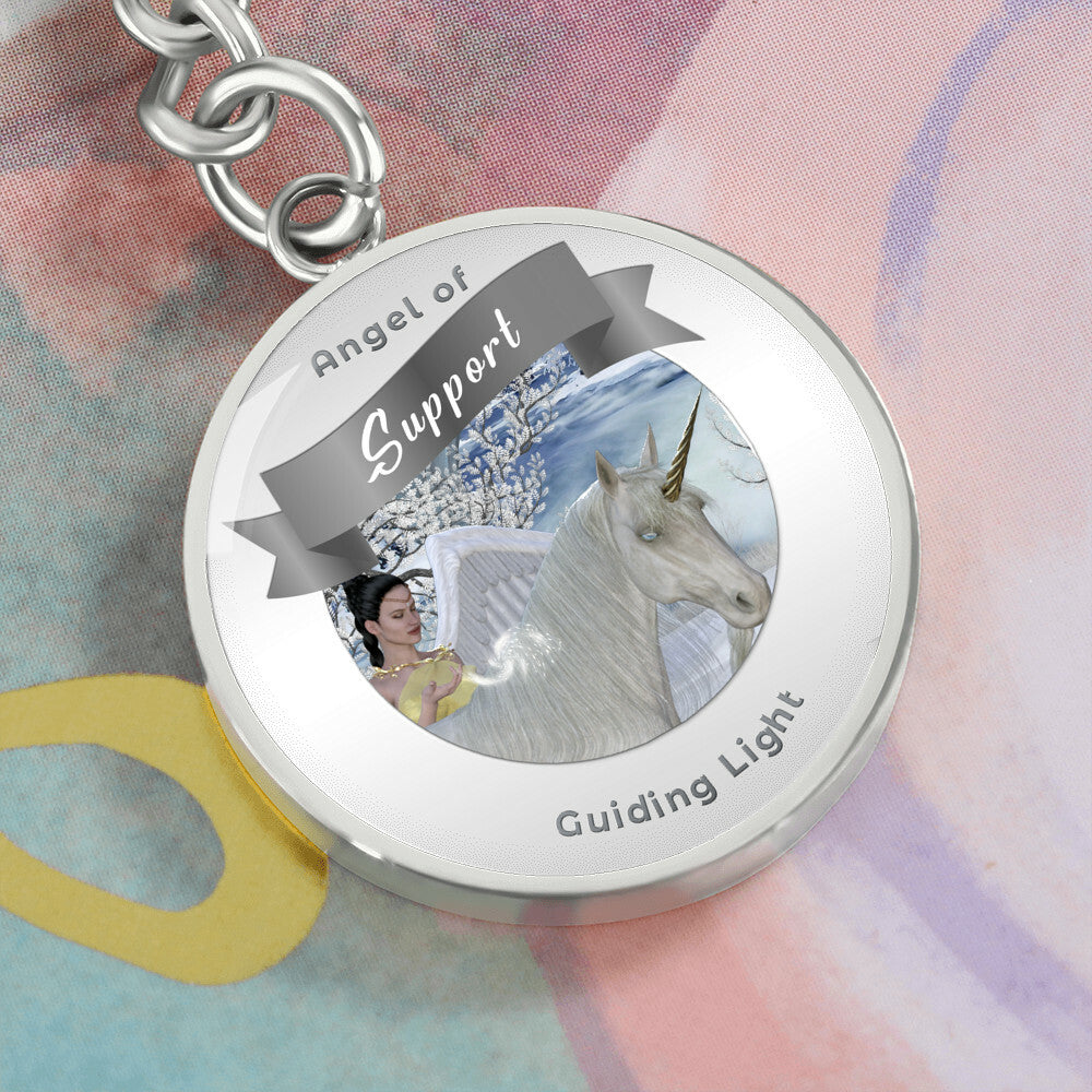 Support - Guardian Angel Affirmation Keychain - More Than CharmsMore Than Charms