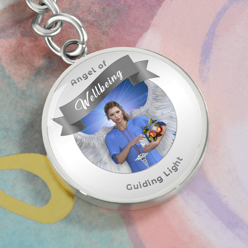 Wellbeing - Guardian Angel Affirmation Keychain - More Than CharmsMore Than Charms