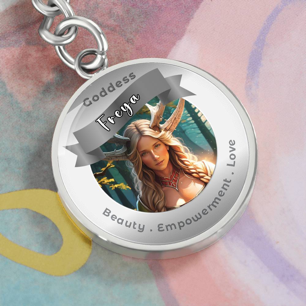 Freya - Affirmation Keychain For Beauty Empowerment Love - More Than CharmsMore Than Charms