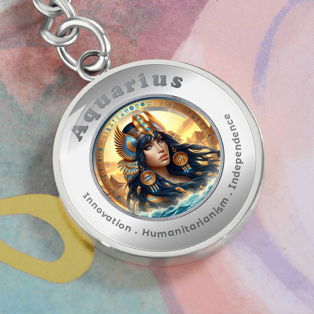 Aquarius - Affirmation Keychain - More Than CharmsMore Than Charms