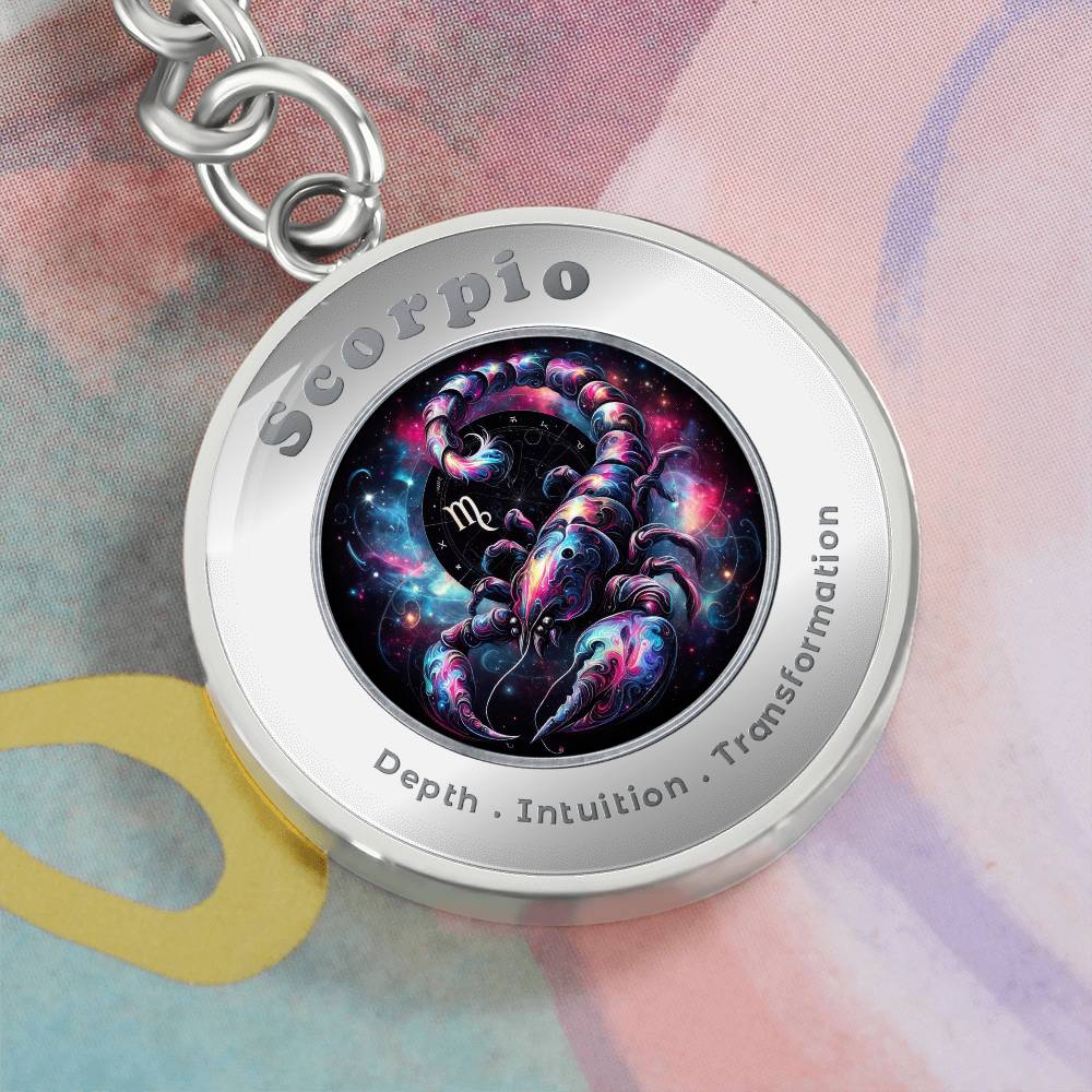 Scorpio- Affirmation Keychain - More Than CharmsMore Than Charms