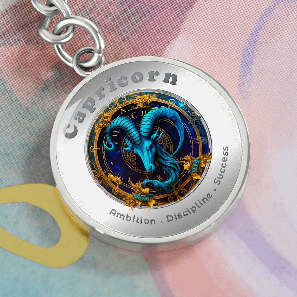 Capricorn - Affirmation Keychain - More Than CharmsMore Than Charms