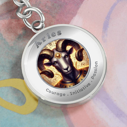 Aries - Affirmation Keychain - More Than CharmsMore Than Charms