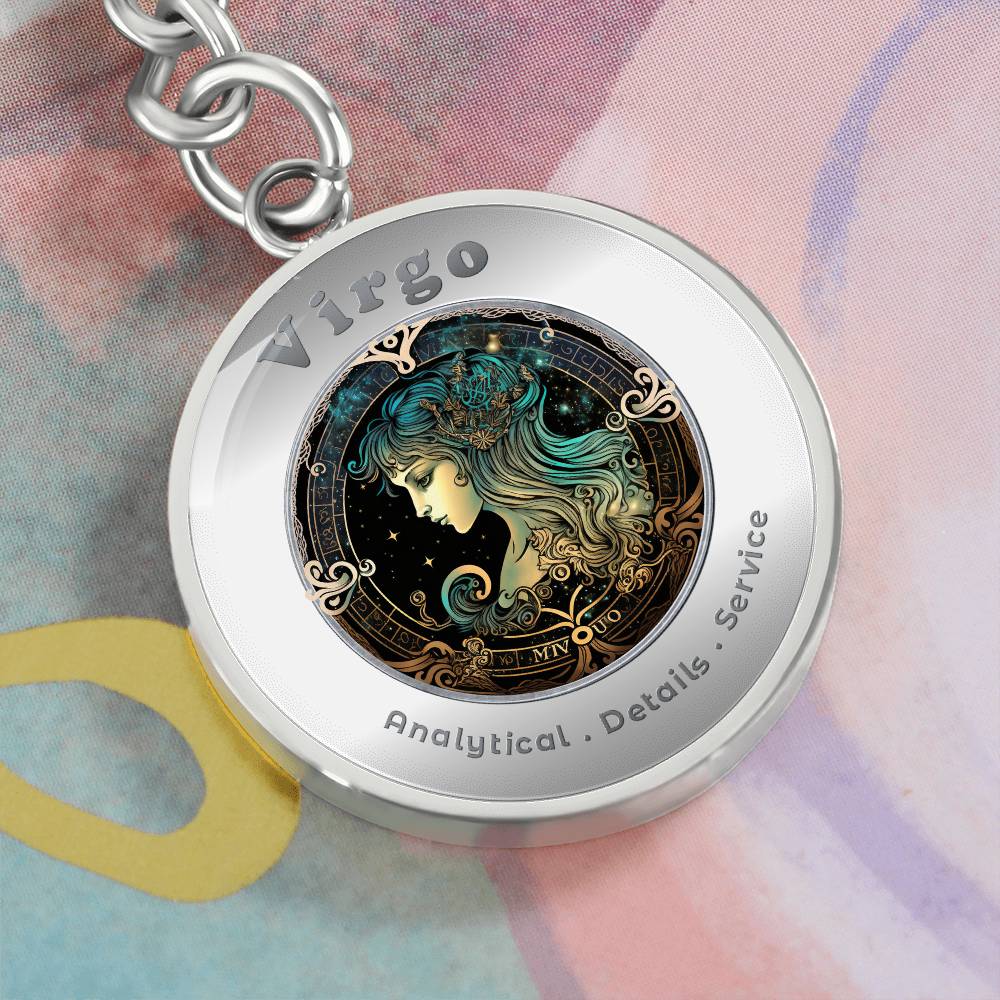 Virgo - Affirmation Keychain - More Than CharmsMore Than Charms