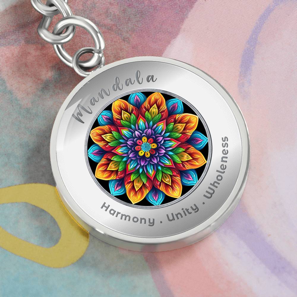 Mandala - Affirmation Keychain - More Than CharmsMore Than Charms