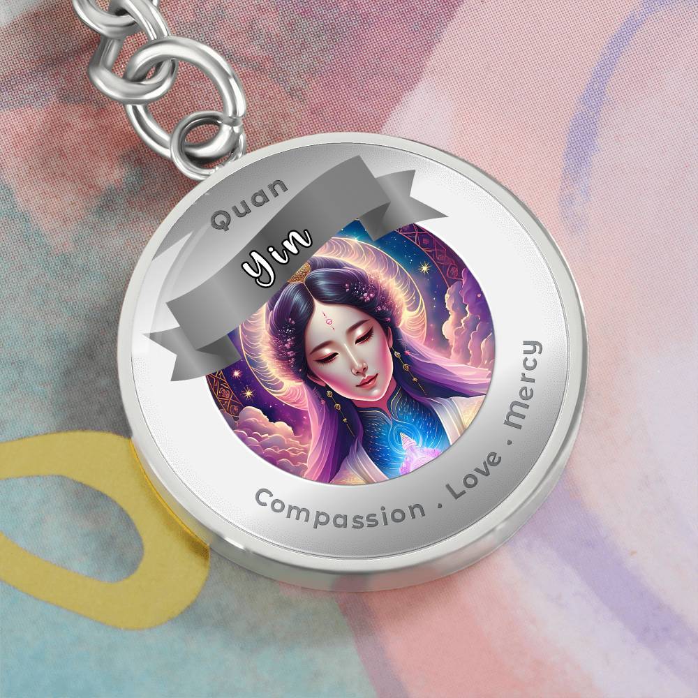 Quan Yin - Affirmation Pendant for Compassion Love Mercy- More Than CharmsMore Than Charms