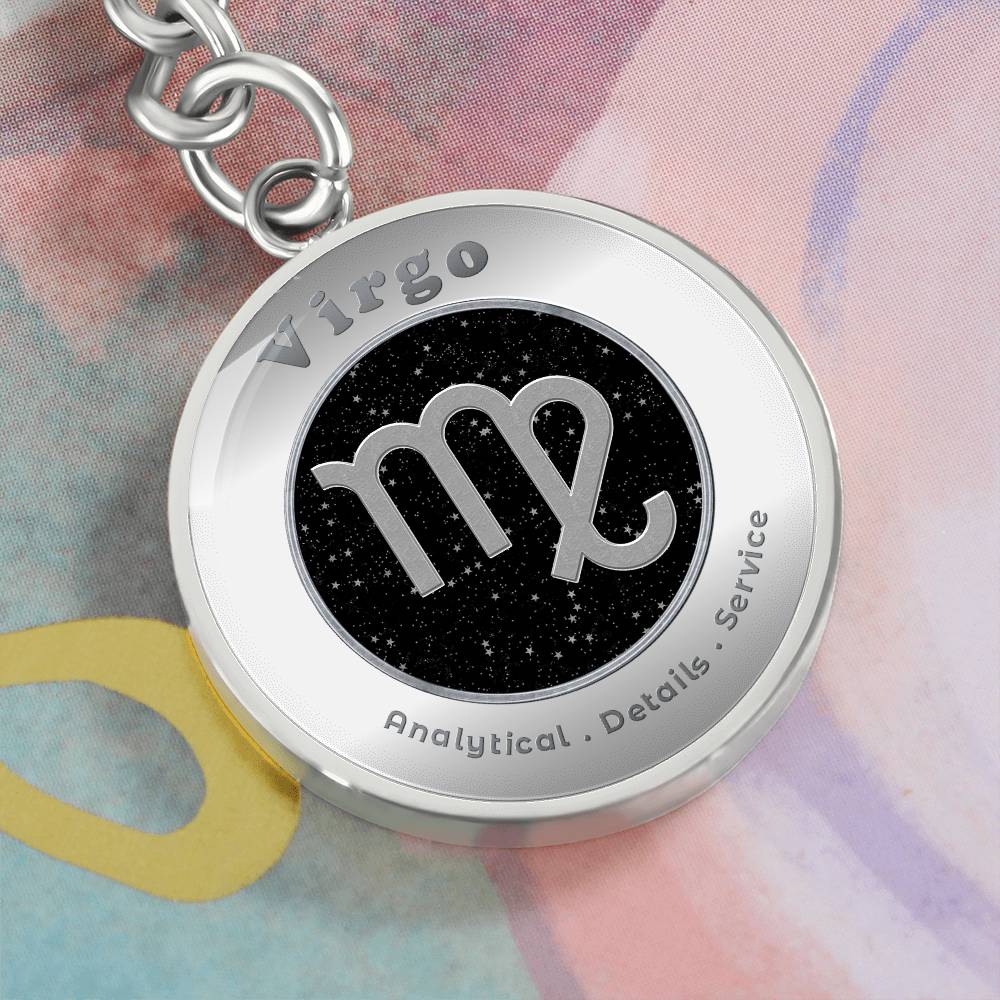 Virgo - Affirmation Keychain - More Than CharmsMore Than Charms