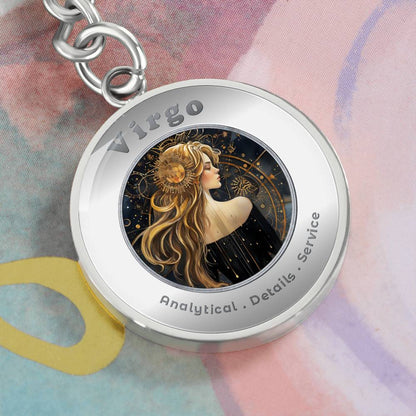 Virgo - Affirmation Keychain - More Than CharmsMore Than Charms