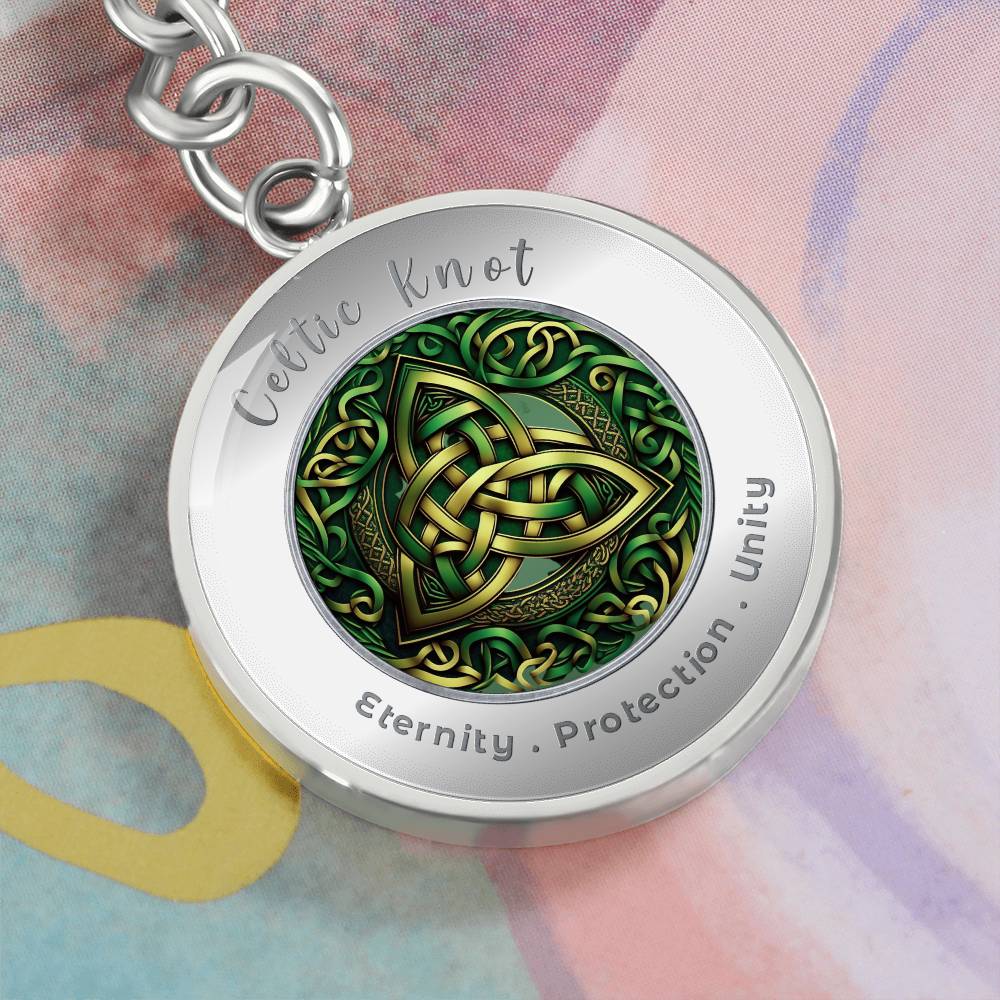 Celtic Knot - Affirmation Keychain - More Than CharmsMore Than Charms