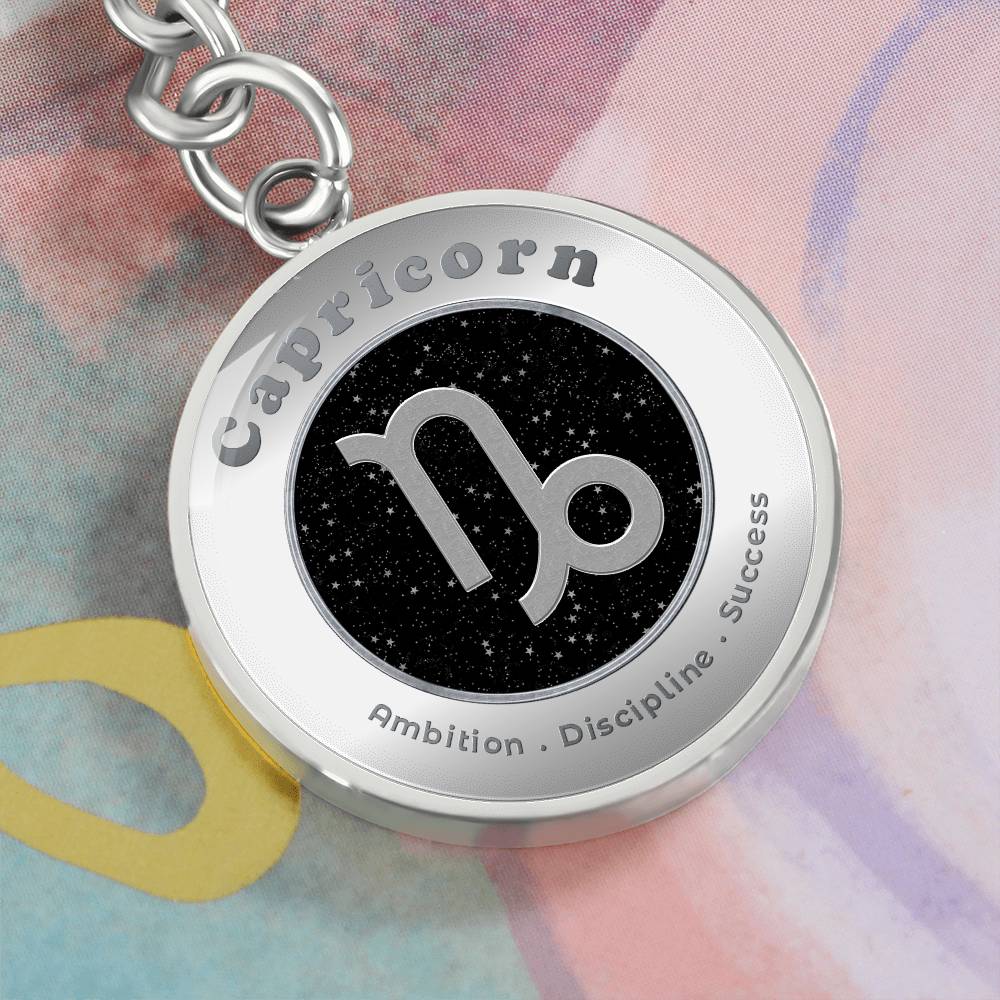 Capricorn - Affirmation Keychain - More Than CharmsMore Than Charms
