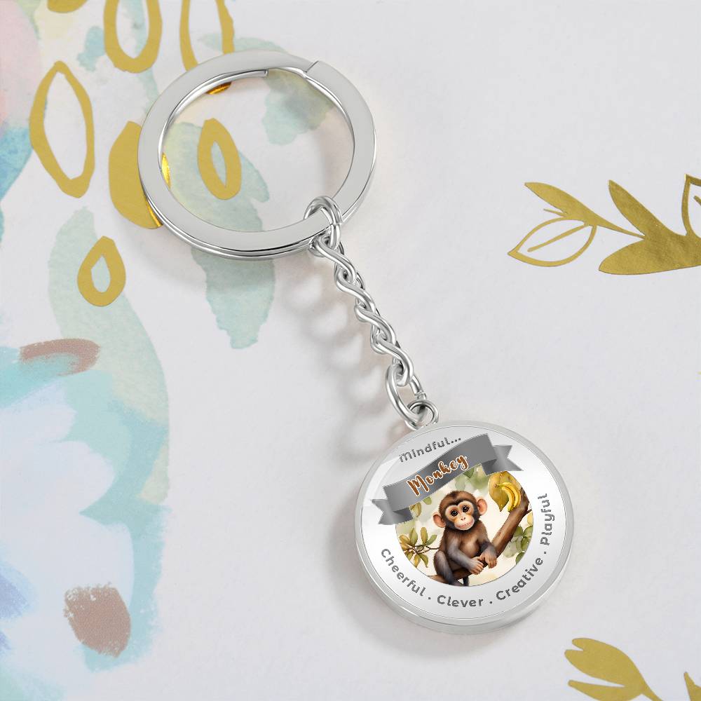 Monkey - Power Animal Affirmation Keychain - More Than CharmsMore Than Charms