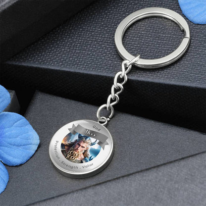 Thor - Affirmation Keychain For ProtectionStrength Valor- More Than CharmsMore Than Charms