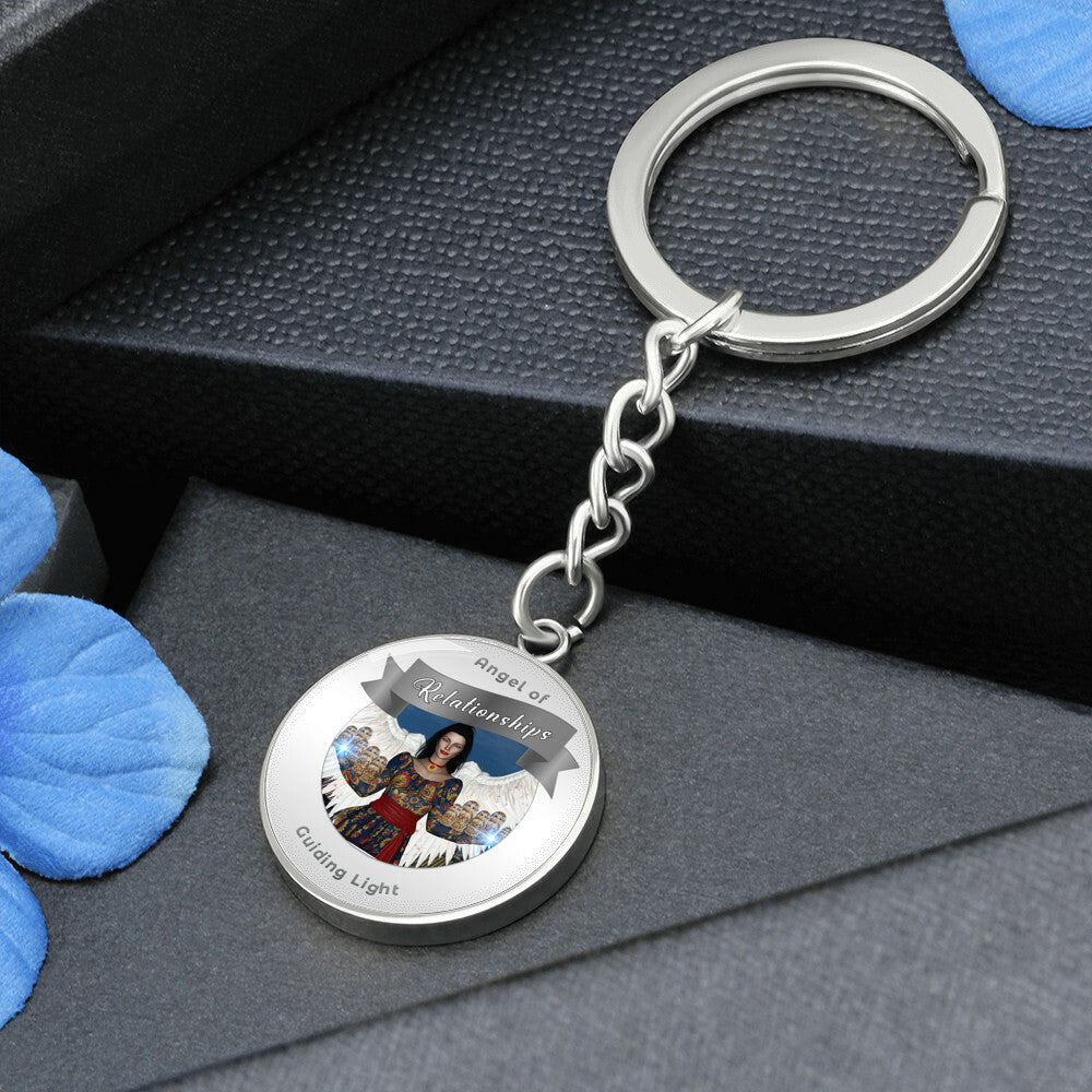 Relationships - Guardian Angel Affirmation Keychain - More Than CharmsMore Than Charms