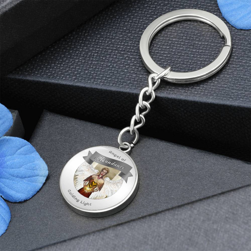 Abundance - Guardian Angel Affirmation Keychain - More Than CharmsMore Than Charms