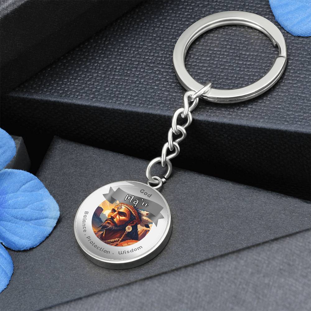 Mą’ii- Affirmation Keychain For Balance Protection Wisdom- More Than CharmsMore Than Charms