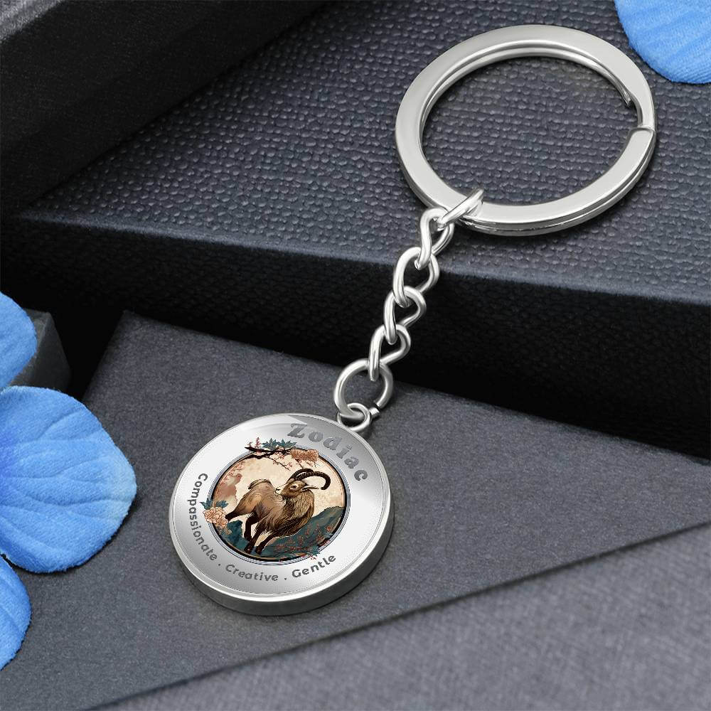 Goat - Chinese Zodiac - Affirmation Keychain - More Than CharmsMore Than Charms