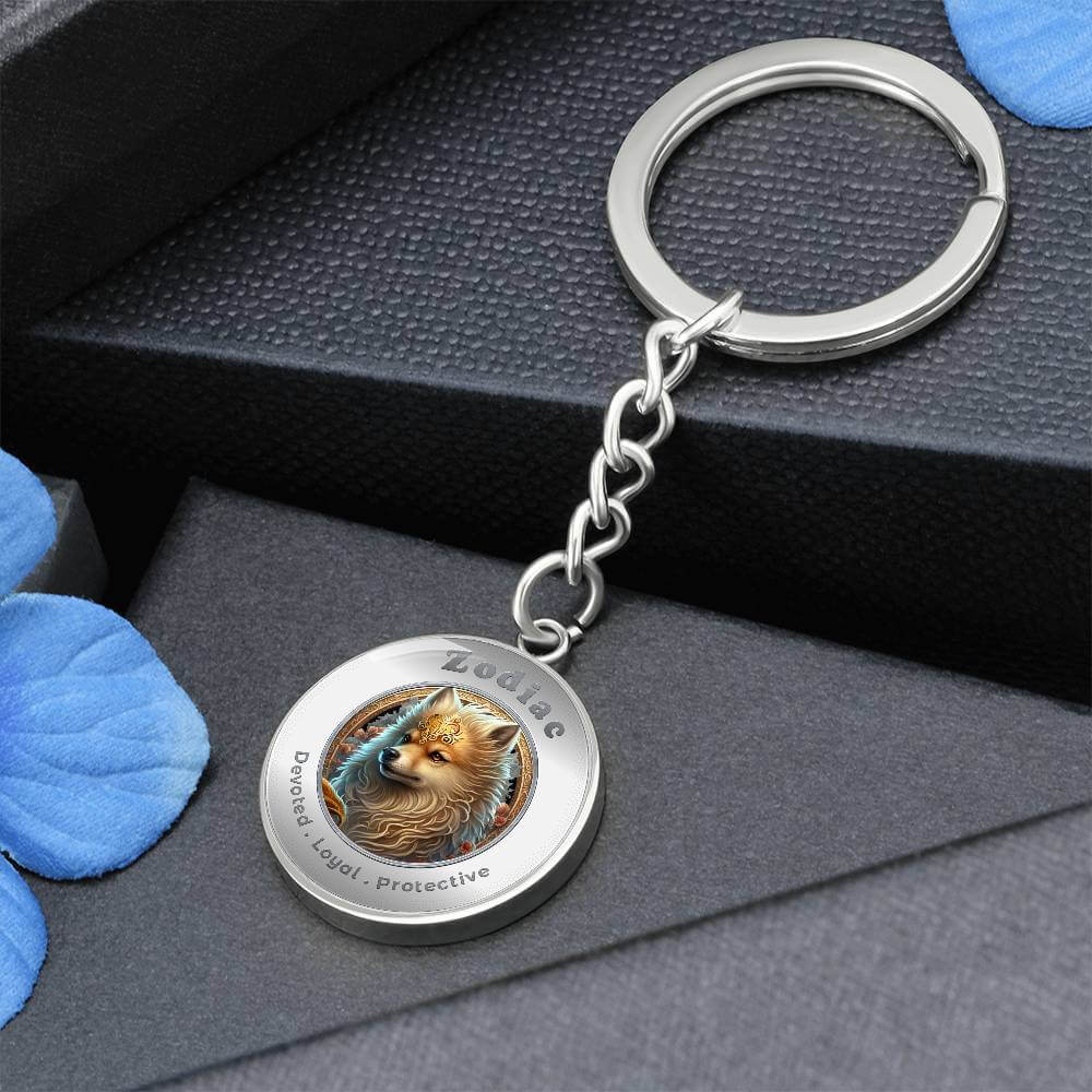 Dog - Chinese Zodiac - Affirmation Keychain - More Than CharmsMore Than Charms