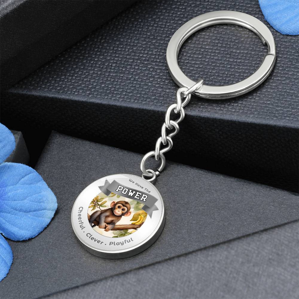 Monkey - Power Animal Affirmation Keychain - More Than CharmsMore Than Charms