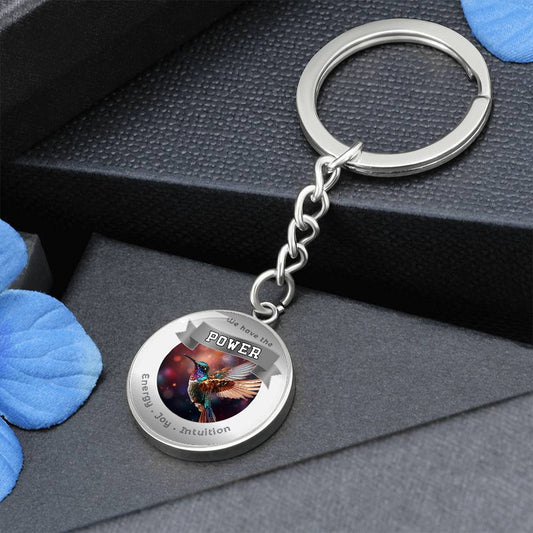 Hummingbird - Power Animal Affirmation Keychain - More Than CharmsMore Than Charms